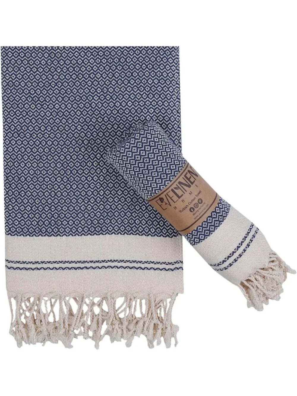 Boho Farmhouse Decorative Hand Towels Set of 2 | Versatile Kitchen & Bath Towels